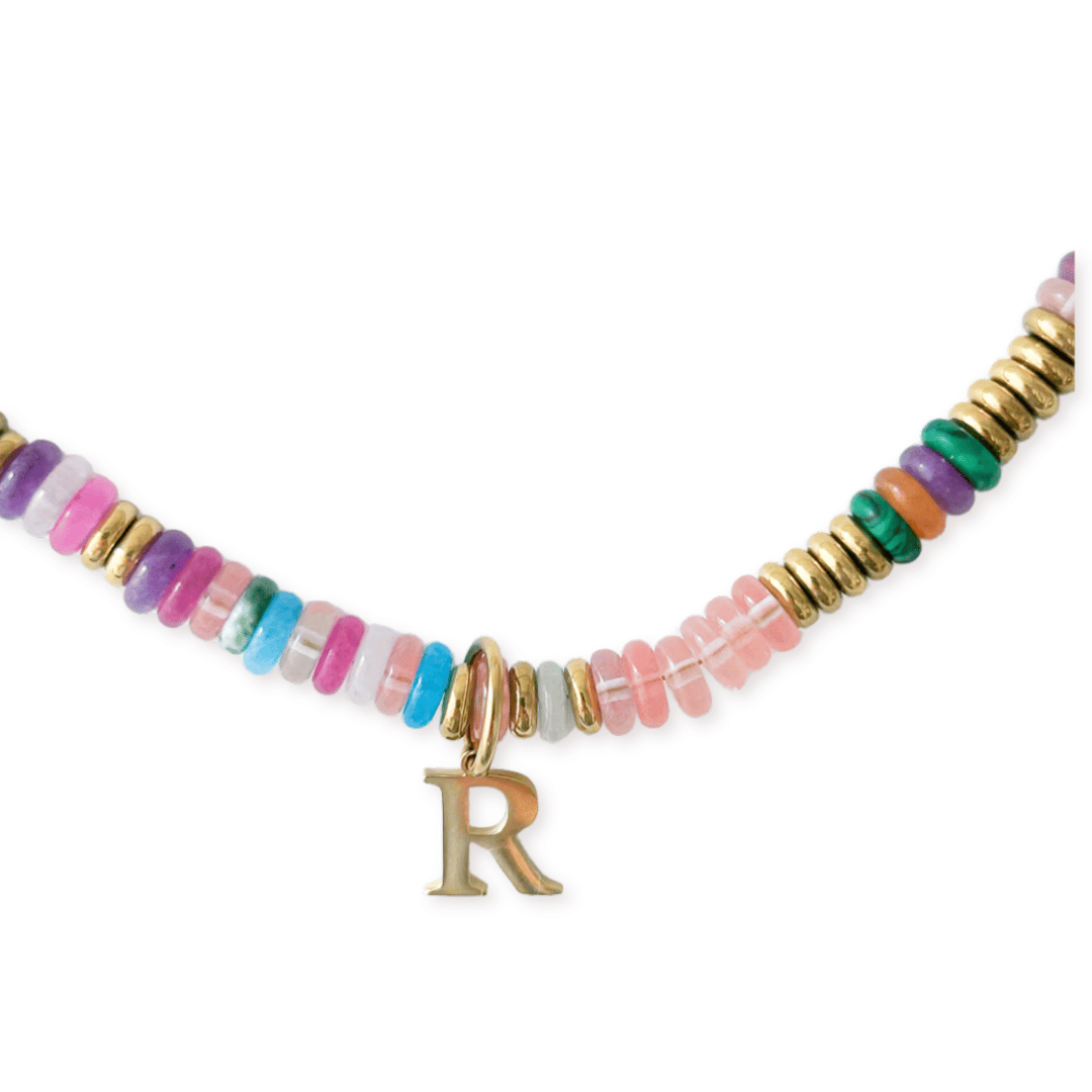 GOLD LETTER CHARM