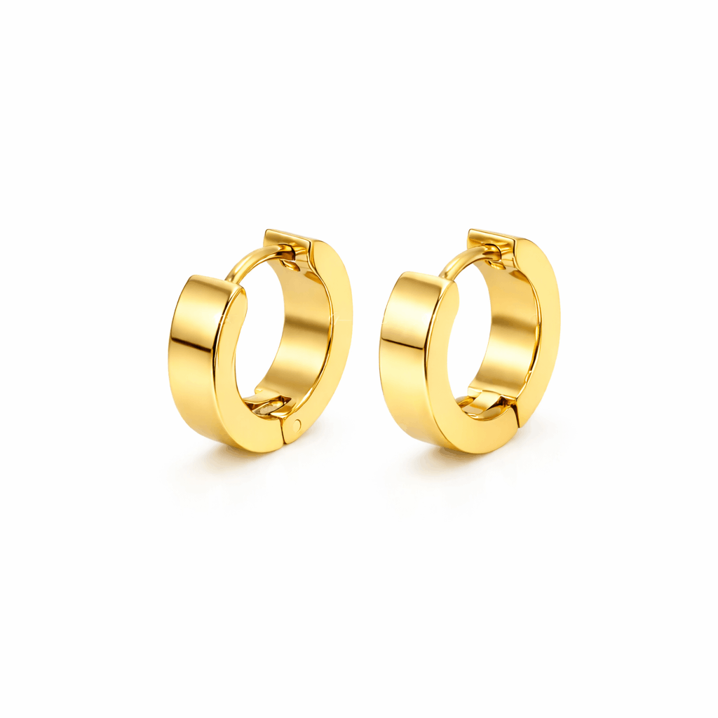 AMBER HUGGIE HOOPS
