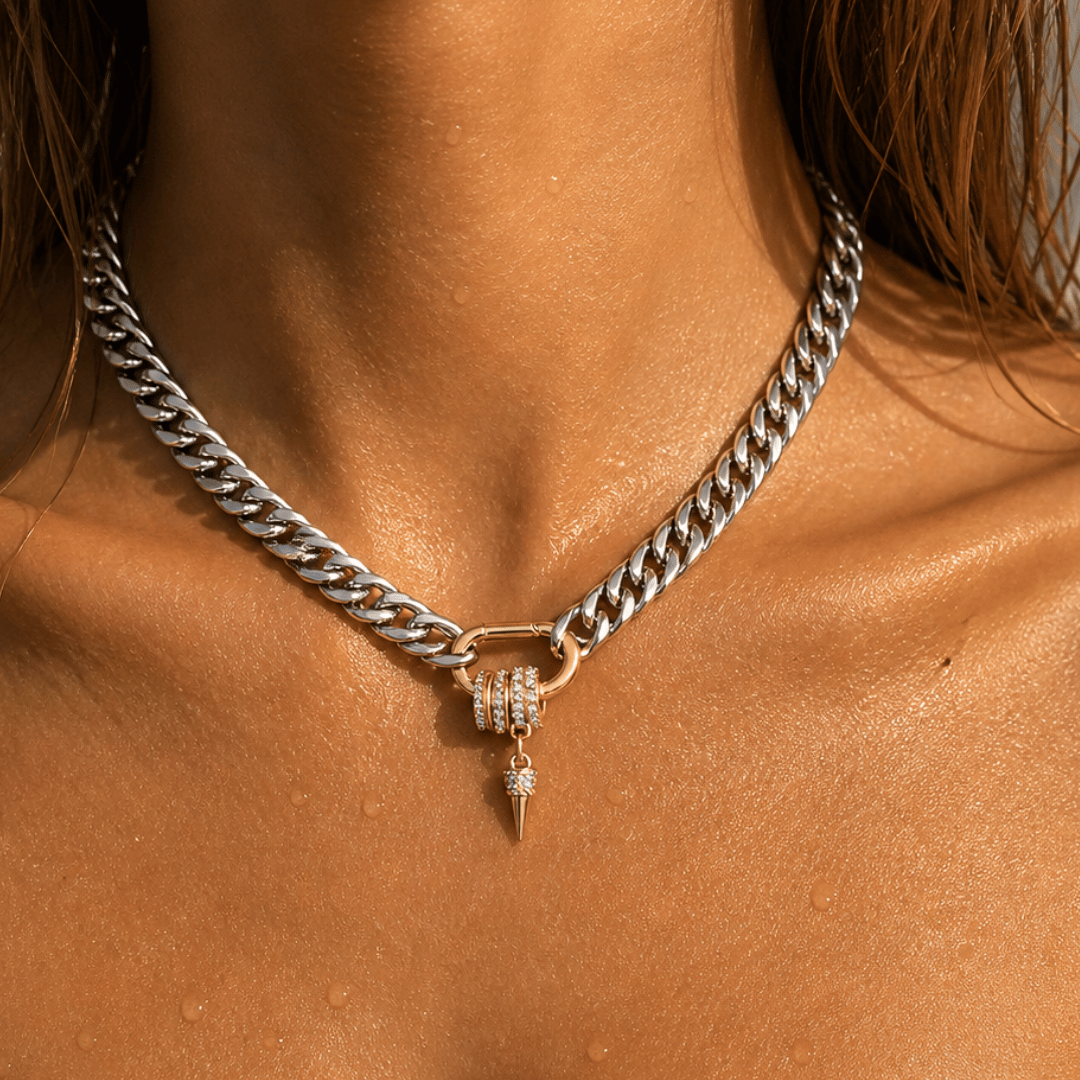 BAXTER NECKLACE SILVER