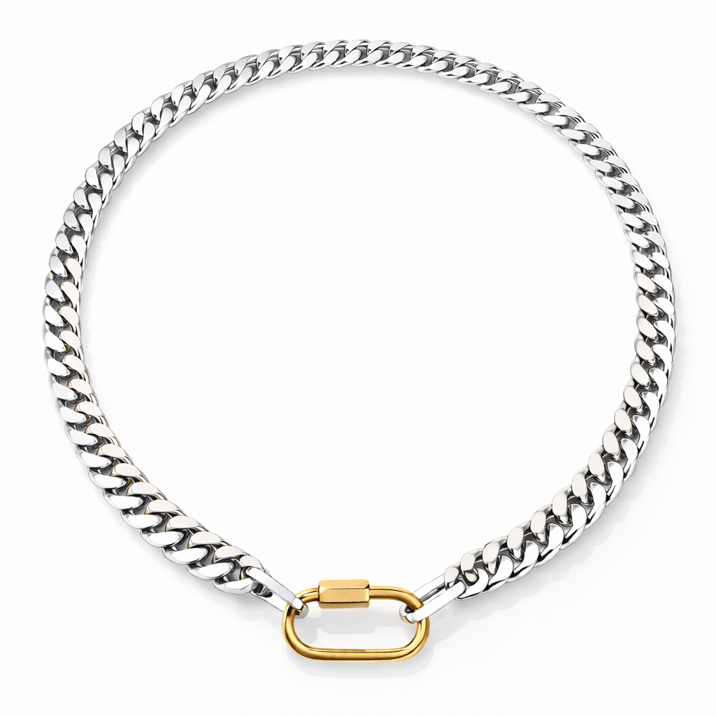 VAIDEN NECKLACE SILVER MIX