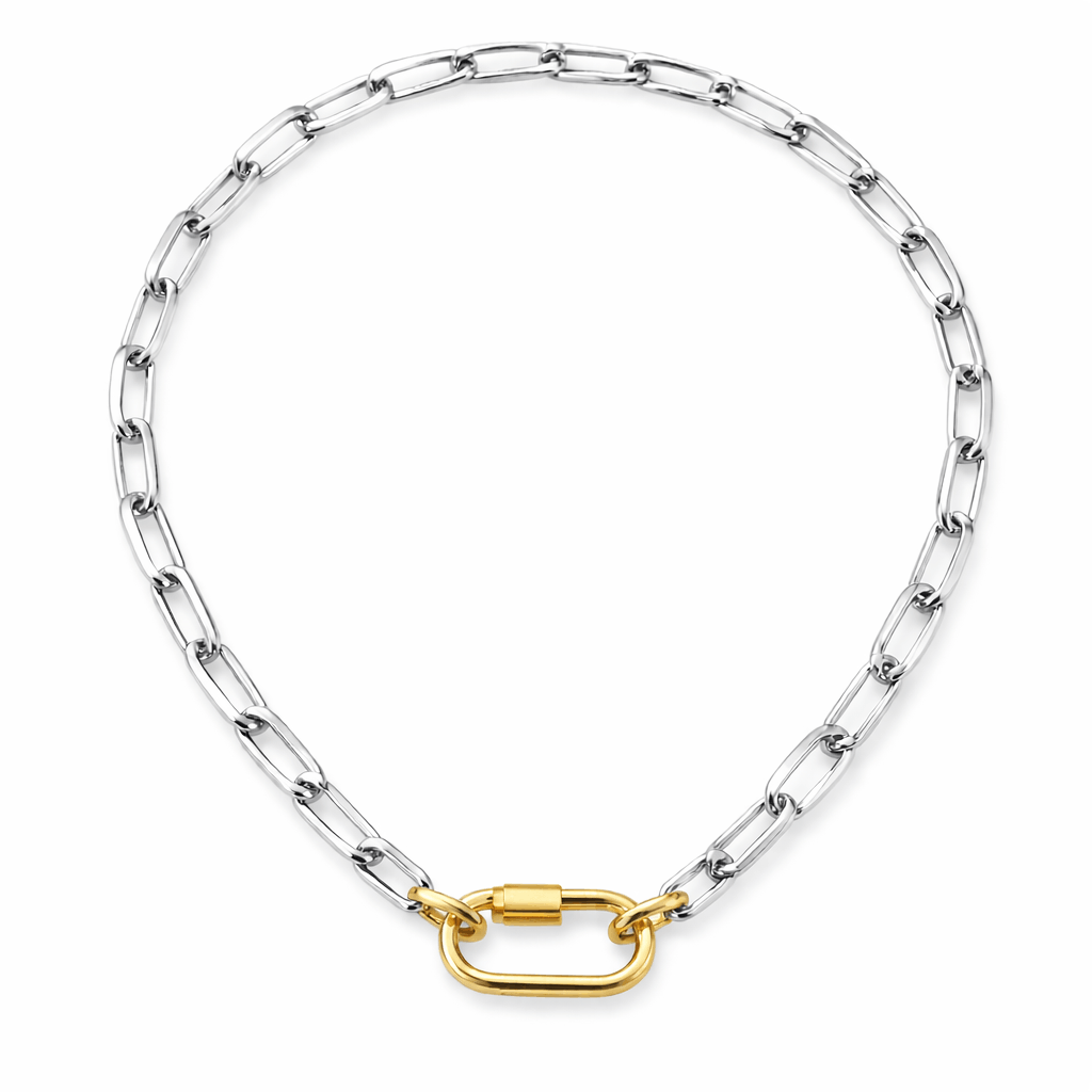 FELIX NECKLACE SILVER MIX