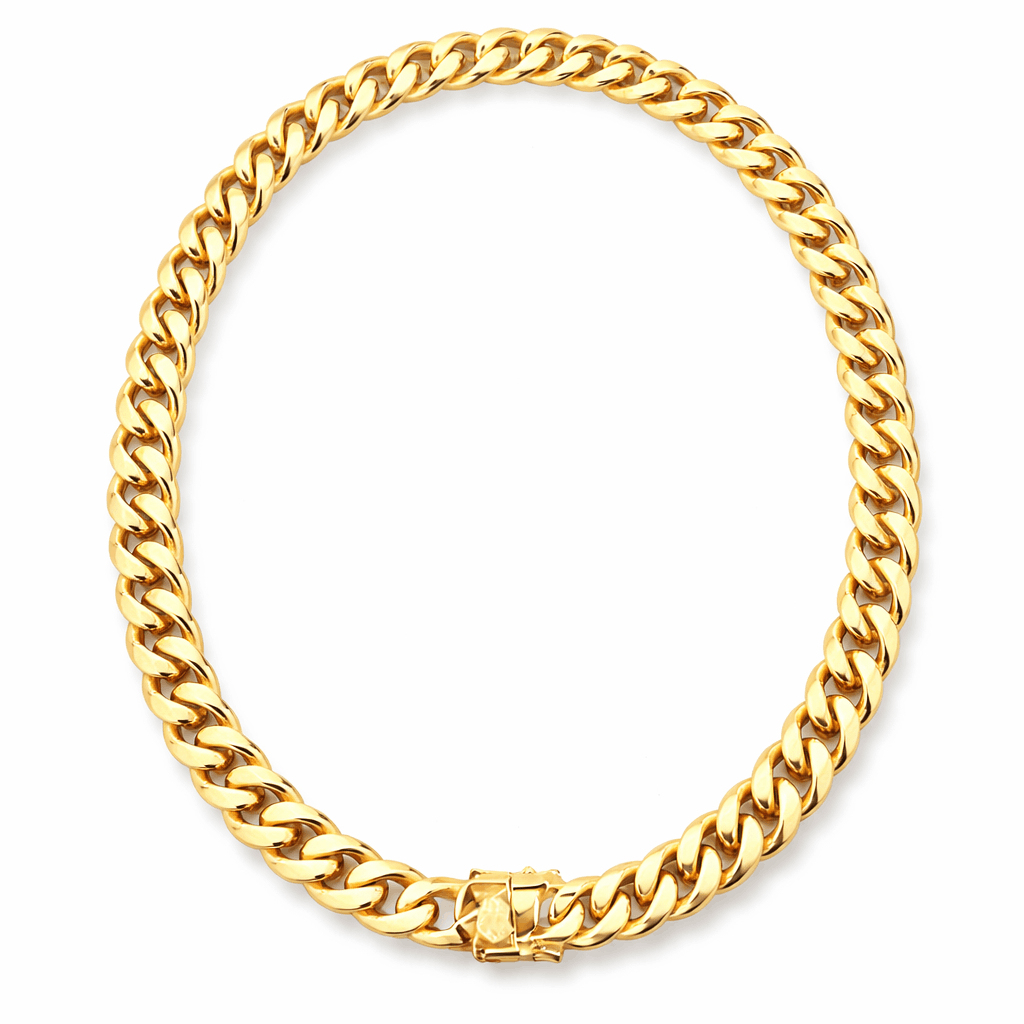 REESE 12MM NECKLACE GOLD