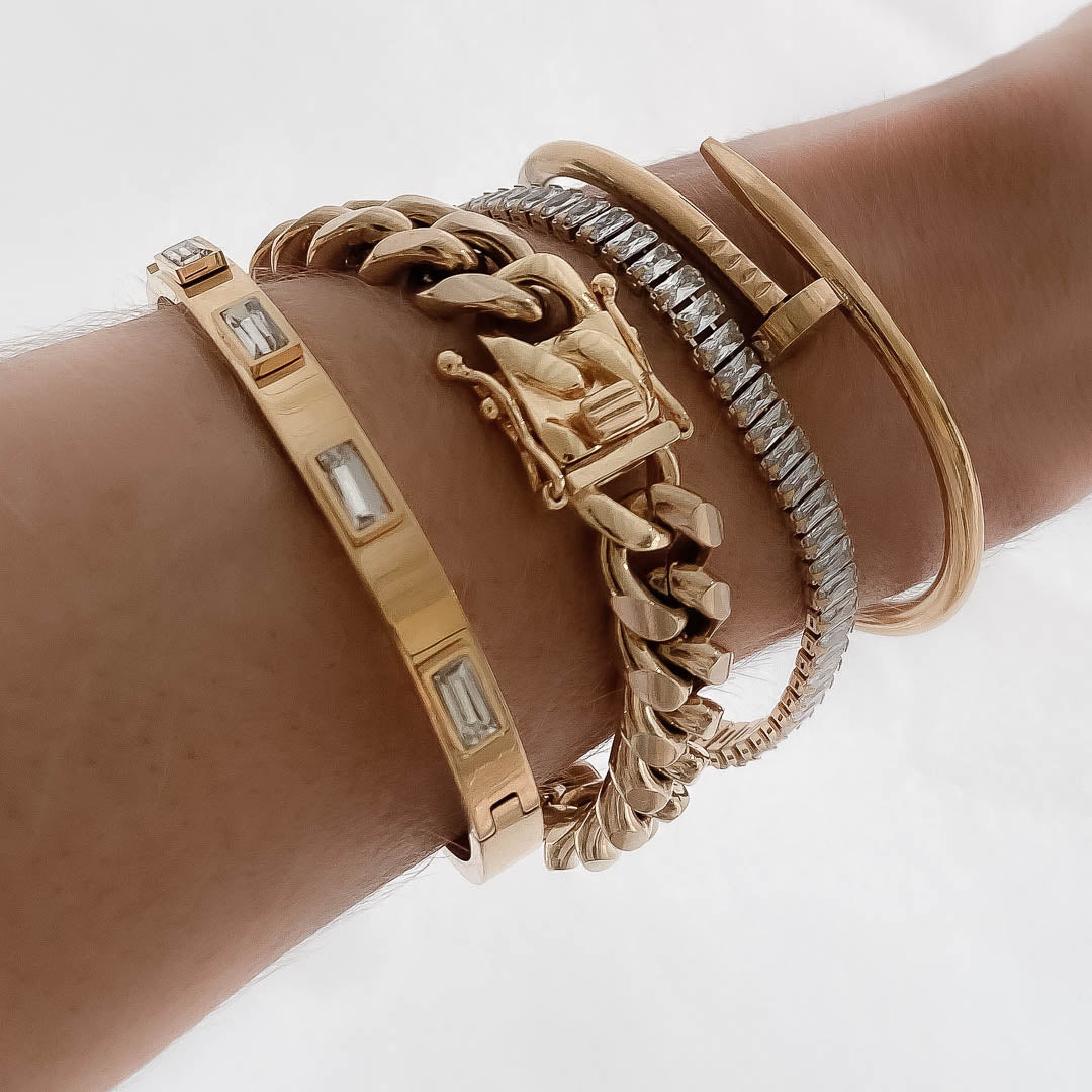 REESE BRACELET 12MM GOLD