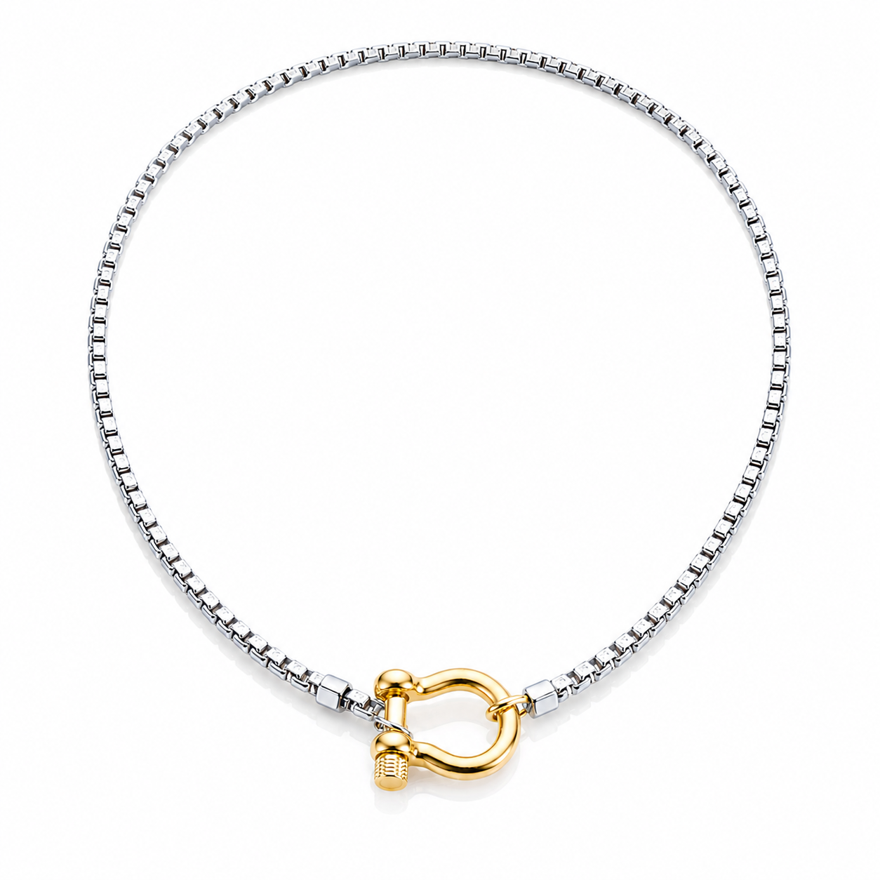 GWEN NECKLACE MIX SILVER
